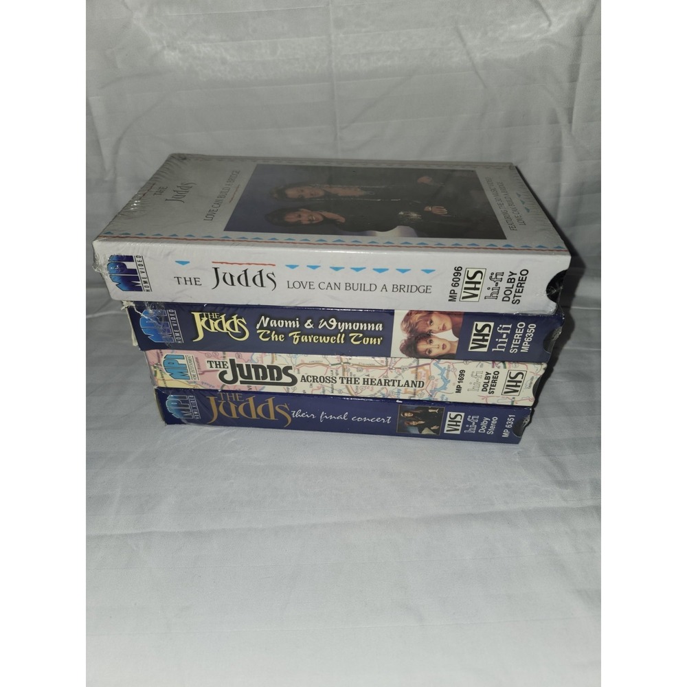 Lot Of 4 SEALED The JUDDS Music Video VHS Tapes 80s 90s